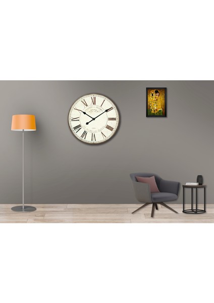 SAAT00433 Ahşap Duvar Saati Ebat 70 cm modelleri