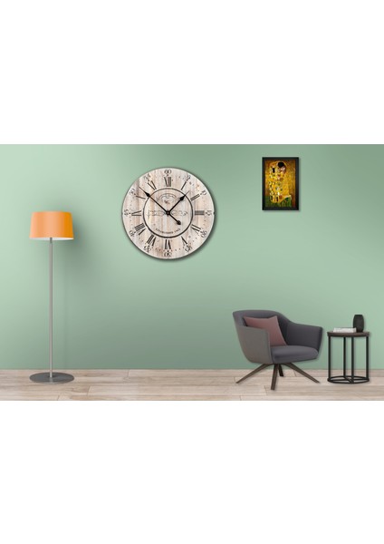 SAAT00001 Ahşap Duvar Saati Ebat 70 cm fiyatları