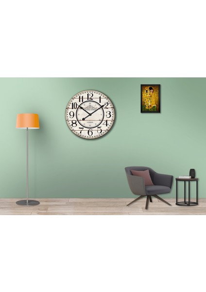 SAAT00125 Ahşap Duvar Saati Ebat 70 cm fiyatları