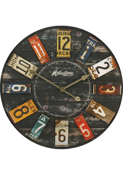 SAAT00159 Ahşap Duvar Saati Ebat 70 cm