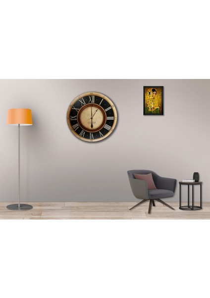 SAAT00273 Ahşap Duvar Saati Ebat 70 cm modelleri