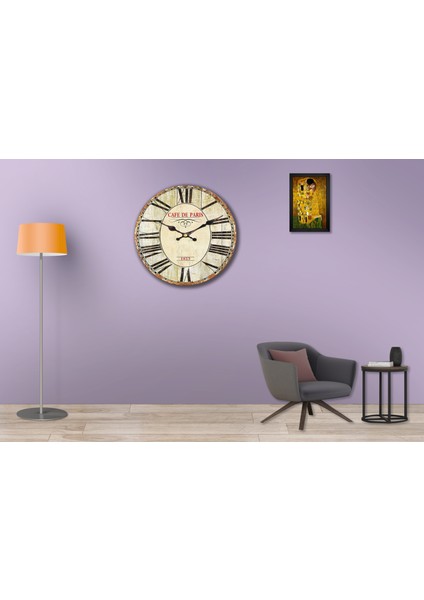 SAAT00399 Ahşap Duvar Saati Ebat 70 cm fiyatları