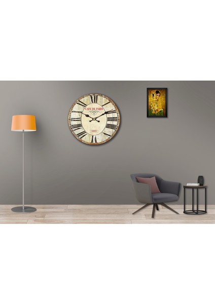 SAAT00399 Ahşap Duvar Saati Ebat 70 cm modelleri