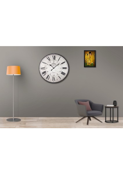 SAAT00356 Ahşap Duvar Saati Ebat 70 cm fiyatları