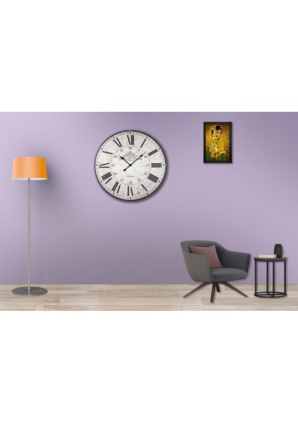 SAAT00356 Ahşap Duvar Saati Ebat 70 cm modelleri