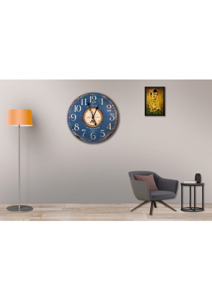 SAAT00279 Ahşap Duvar Saati Ebat 70 cm modelleri