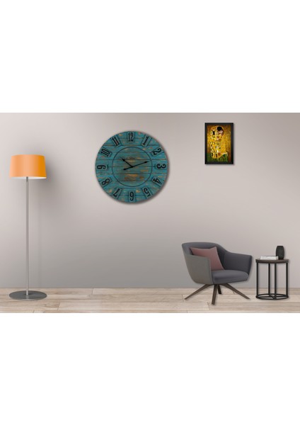 SAAT00321 Ahşap Duvar Saati Ebat 70 cm fiyatları