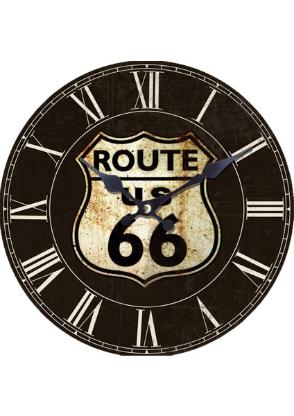 SAAT00015 Ahşap Duvar Saati Ebat 70 cm