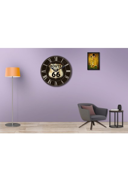 SAAT00015 Ahşap Duvar Saati Ebat 70 cm modelleri