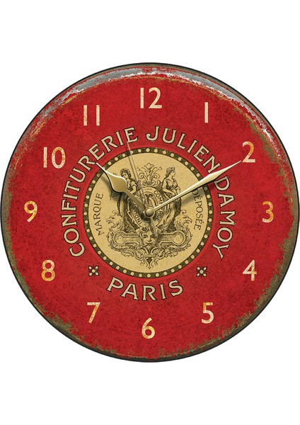 SAAT00362 Ahşap Duvar Saati Ebat 70 cm