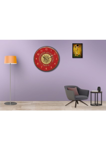 SAAT00362 Ahşap Duvar Saati Ebat 70 cm fiyatları