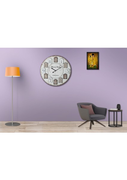 SAAT00405 Ahşap Duvar Saati Ebat 70 cm modelleri