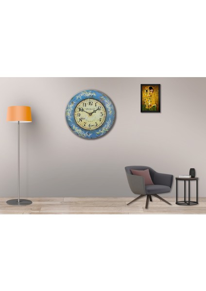 SAAT00062 Ahşap Duvar Saati Ebat 70 cm fiyatları