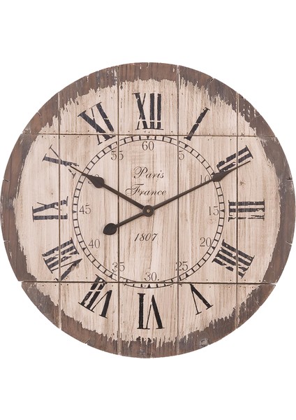 SAAT00184 Ahşap Duvar Saati Ebat 70 cm