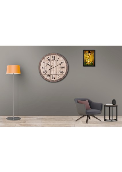 SAAT00184 Ahşap Duvar Saati Ebat 70 cm modelleri