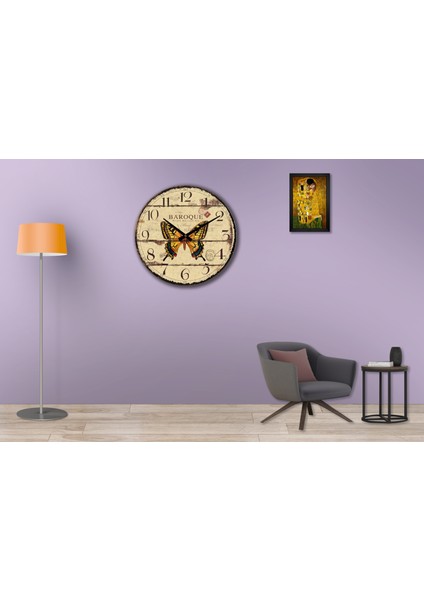 SAAT00236 Ahşap Duvar Saati Ebat 70 cm fiyatları