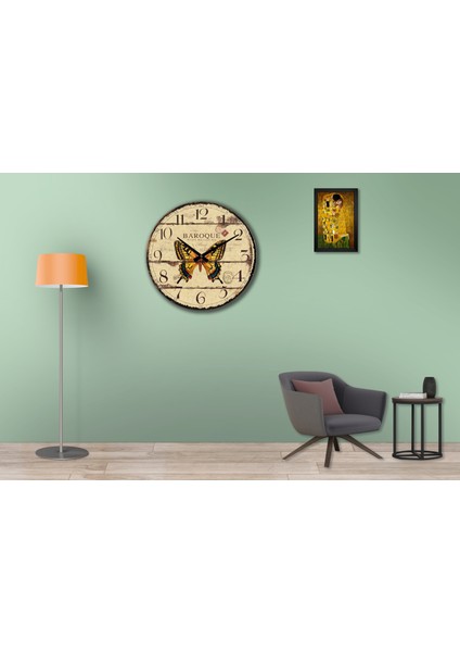 SAAT00236 Ahşap Duvar Saati Ebat 70 cm modelleri