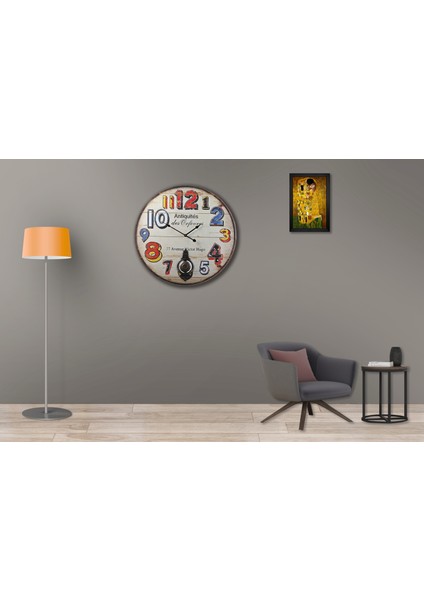 SAAT00101 Ahşap Duvar Saati Ebat 70 cm fiyatları