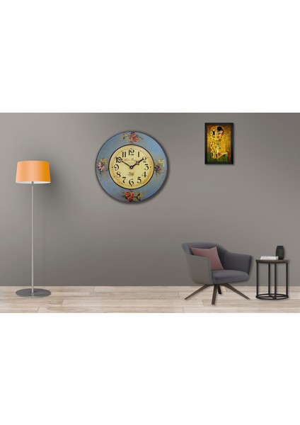 SAAT00040 Ahşap Duvar Saati Ebat 70 cm modelleri