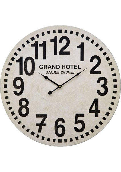 SAAT00063 Ahşap Duvar Saati Ebat 70 cm