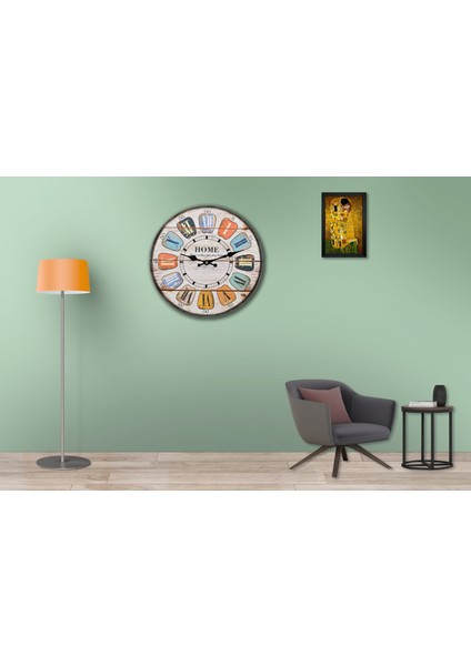 SAAT00178 Ahşap Duvar Saati Ebat 70 cm modelleri