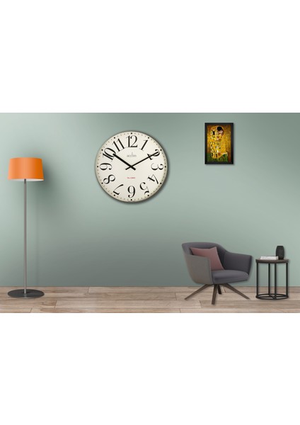 SAAT00141 Ahşap Duvar Saati Ebat 70 cm modelleri