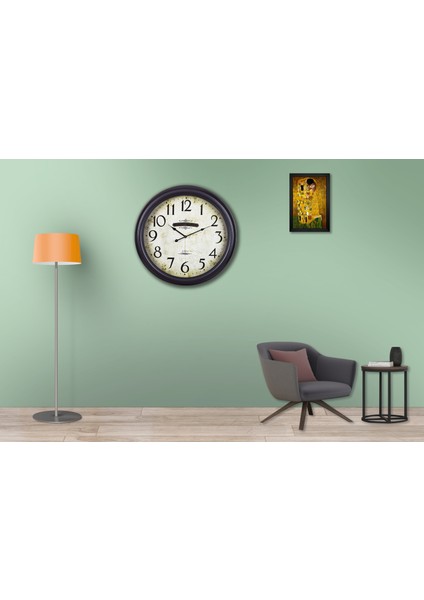 SAAT00317 Ahşap Duvar Saati Ebat 70 cm modelleri