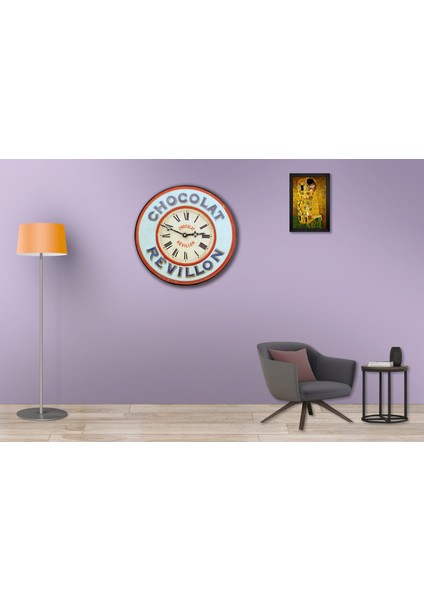 SAAT00061 Ahşap Duvar Saati Ebat 70 cm