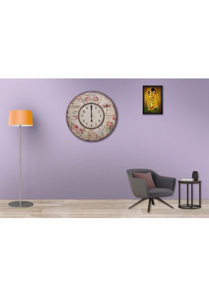 SAAT00381 Ahşap Duvar Saati Ebat 70 cm modelleri