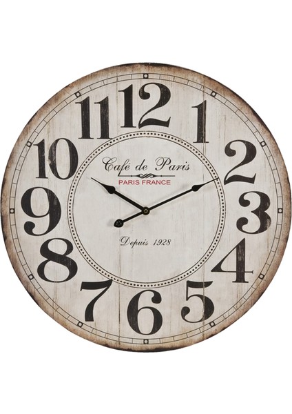 SAAT00218 Ahşap Duvar Saati Ebat 70 cm