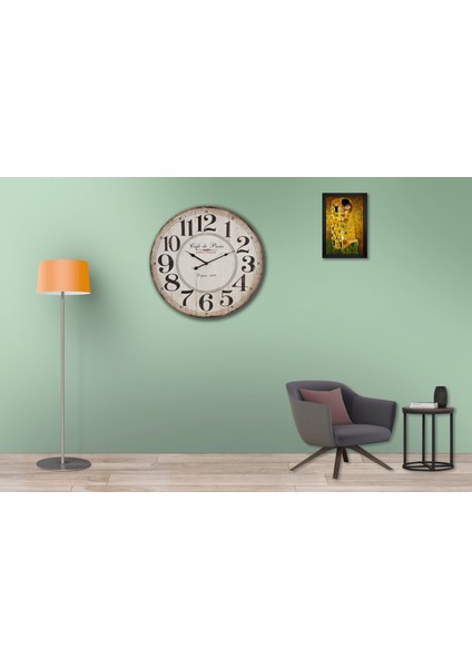 SAAT00218 Ahşap Duvar Saati Ebat 70 cm modelleri