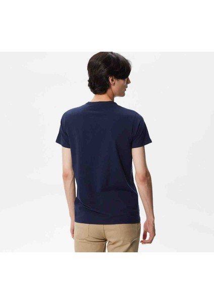 Bisiklet Yaka Lacivert Paris Logo fırsatları