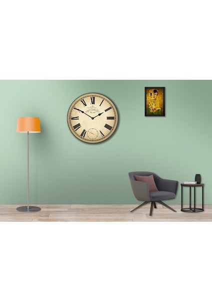 SAAT00269 Ahşap Duvar Saati Ebat 70 cm fiyatları