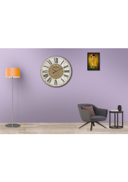 SAAT00122 Ahşap Duvar Saati Ebat 70 cm fiyatları