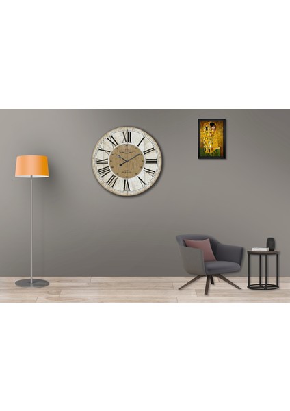 SAAT00122 Ahşap Duvar Saati Ebat 70 cm modelleri