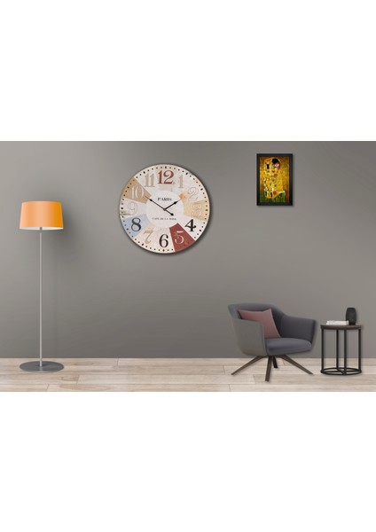 SAAT00151 Ahşap Duvar Saati Ebat 70 cm modelleri