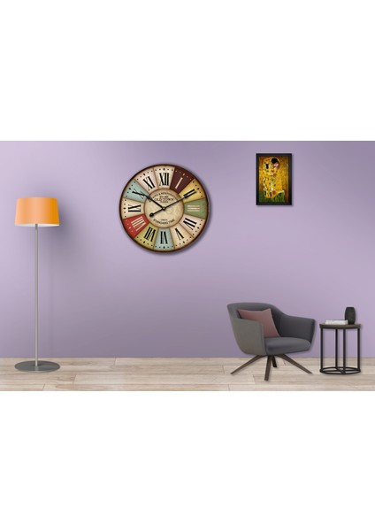 SAAT00258 Ahşap Duvar Saati Ebat 70 cm modelleri