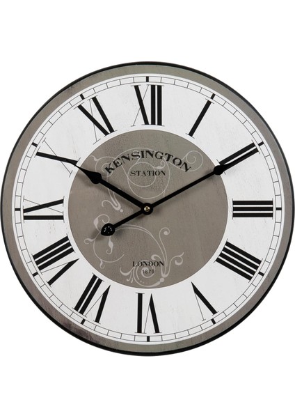 SAAT00407 Ahşap Duvar Saati Ebat 70 cm