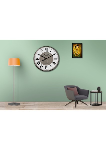 SAAT00407 Ahşap Duvar Saati Ebat 70 cm fiyatları