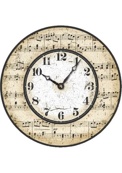 SAAT00069 Ahşap Duvar Saati Ebat 70 cm