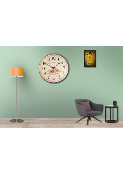 SAAT00127 Ahşap Duvar Saati Ebat 70 cm fiyatları