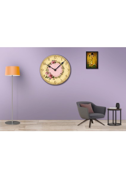 SAAT00024 Ahşap Duvar Saati Ebat 70 cm modelleri