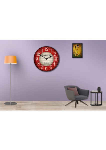 SAAT00148 Ahşap Duvar Saati Ebat 70 cm fiyatları