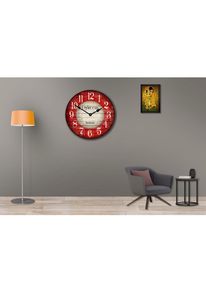 SAAT00148 Ahşap Duvar Saati Ebat 70 cm modelleri