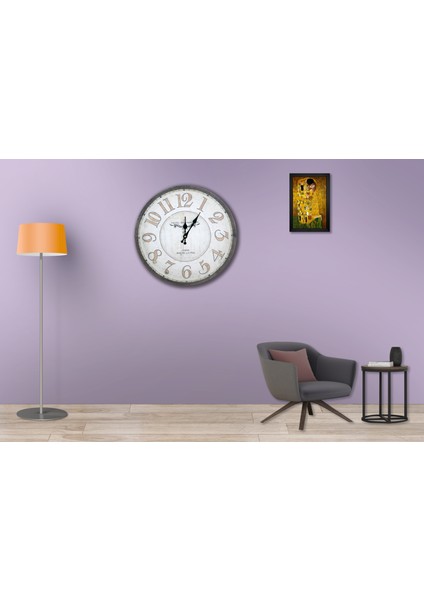 SAAT00446 Ahşap Duvar Saati Ebat 70 cm fiyatları