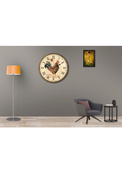 SAAT00271 Ahşap Duvar Saati Ebat 70 cm modelleri