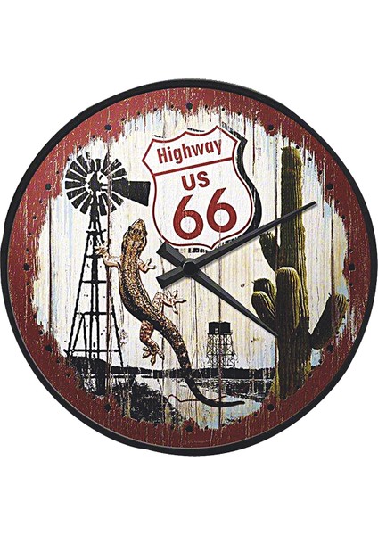 SAAT00395 Ahşap Duvar Saati Ebat 70 cm