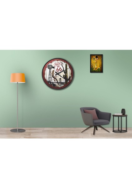 SAAT00395 Ahşap Duvar Saati Ebat 70 cm fiyatları