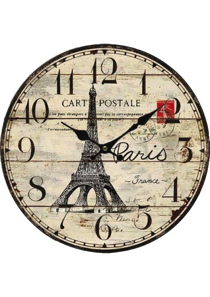 SAAT00266 Ahşap Duvar Saati Ebat 70 cm