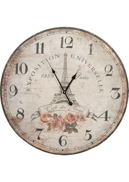 SAAT00424 Ahşap Duvar Saati Ebat 70 cm